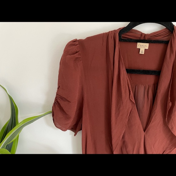 Silk babaton blouse - Picture 2 of 5